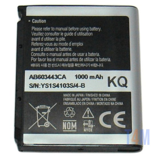 BATERIA AB603443CE / AB603443CU PARA SAMSUNG GALAXY STAR